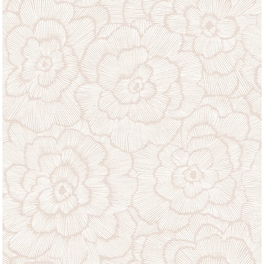 NuWallpaper Pink Saraya Peel & Stick Wallpaper